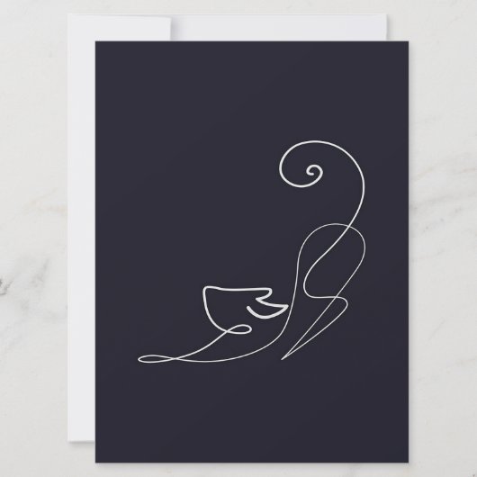 Cute Cat Design | Kat Lovers Flat Card (Voorkant)