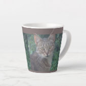 Cute Cat Design Latte Mok (Rechterhoek)