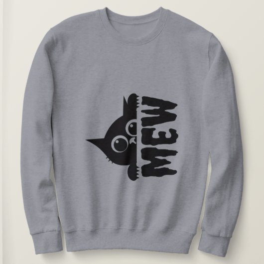 Cute Cat design Sweatshirt (Design voorkant)