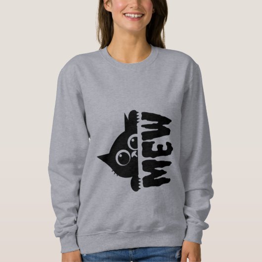 Cute Cat design Sweatshirt (Voorkant)