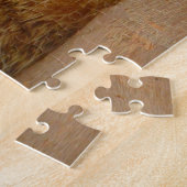 Cute Cat die een boom klimt Legpuzzel (Zijkant)