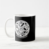 Cute Cat Distress Bacteria Microbiology Science Koffiemok (Links)