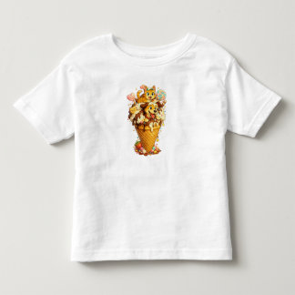 Cute Cat & Dog Beste Vrienden Kids T-Shirt het Bes
