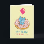 Cute Cat Donut Pun Sprinkles op top Funny Birthday Kaart<br><div class="desc">Grappig en schattig verjaardagskaart voor degenen die van puns en humor houden. Ideaal om je vrienden en familie geluk te wensen met hun verjaardag. Bezoek onze winkel voor meer collectie met verjaardagskaarten. Je zult iets coole,  humoristische en soms sarcastische verjaardagskaarten vinden voor je speciale iemand.</div>