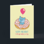 Cute Cat Donut Pun Sprinkles op top Funny Birthday Kaart<br><div class="desc">Grappig en schattig verjaardagskaart voor degenen die van puns en humor houden. Ideaal om je vrienden en familie geluk te wensen met hun verjaardag. Bezoek onze winkel voor meer collectie met verjaardagskaarten. Je zult iets coole,  humoristische en soms sarcastische verjaardagskaarten vinden voor je speciale iemand.</div>