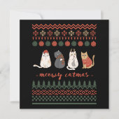 Cute Cat Doodles voor Kerstmis (Voorkant)