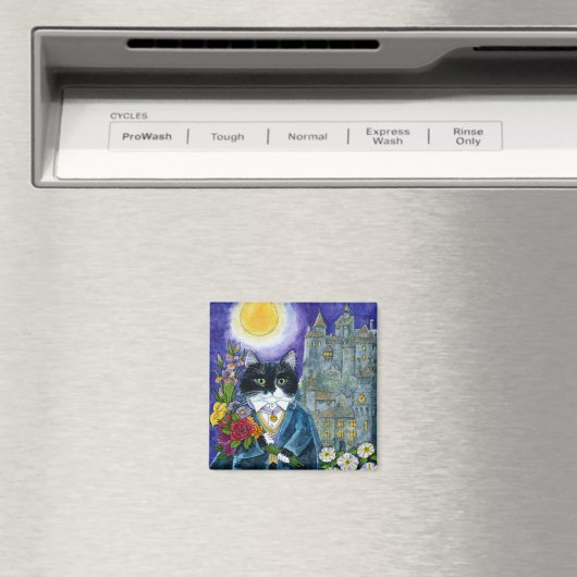 Cute Cat Dracula Vampire Nosferatu magnet (Insitu (Vaatwasser))