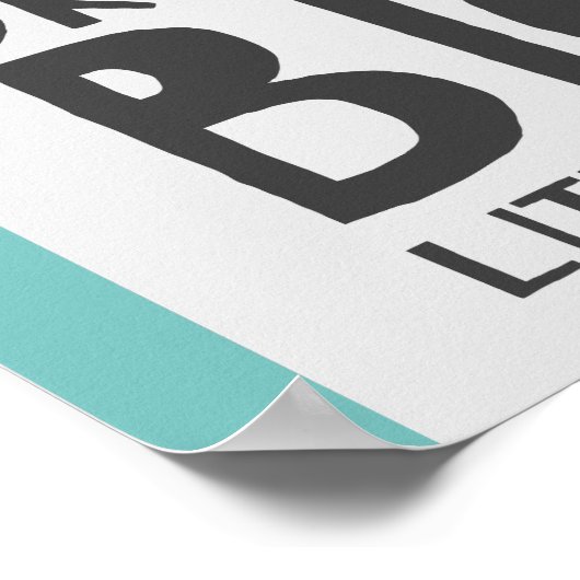 Cute Cat Dream Big Quote Kinder Neursery Room Poster (Hoek)