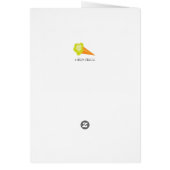 Cute Cat Easter Card (Achterkant)