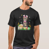 Cute Cat Easter Day Bunny Eggs Costume Gift Mannen T-shirt (Voorkant)