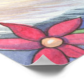 Cute Cat en Fairy Poster van Molly Harrison (Hoek)