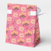 Cute Cat en Flowers Bedankdoosjes (Achterkant)