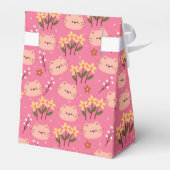 Cute Cat en Flowers Bedankdoosjes (Achterkant)