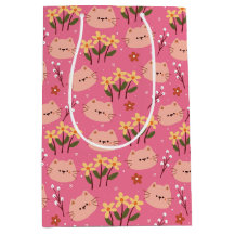 Cute Cat en Flowers