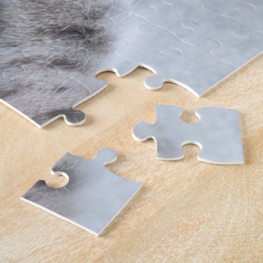 Cute Cat en Santa Claus Pet Legpuzzel (Zijkant)