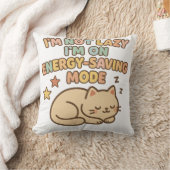 Cute Cat Energiebesparende T-shirt Kussen (Deken)