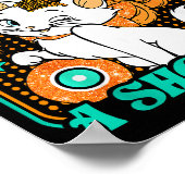 Cute Cat Era Life Of Showcat Cat Lover Country Mus Poster (Hoek)