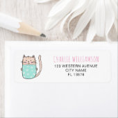 Cute Cat Etiket (Insitu)