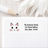 Cute Cat Etiket (Insitu)