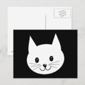 Cute Cat Face. Briefkaart (Voorkant / Achterkant)