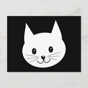 Cute Cat Face. Briefkaart