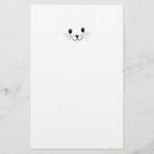 Cute Cat Face. Briefpapier (Voorkant)