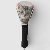 Cute Cat Face Golfheadcover (Voorkant)