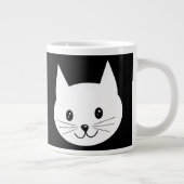 Cute Cat Face. Grote Koffiekop (Rechts)