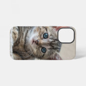 Cute Cat Face iPhone Hoesje (Achterkant horizontaal)