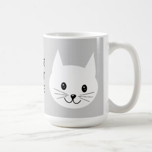 Cute Cat Face. Koffiemok