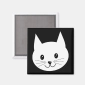 Cute Cat Face. Magneet (Voorkant / Achterkant)