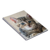 Cute Cat Face Notitieboek (Rechterzijde)