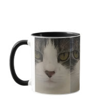 Cute Cat Face Pattern-koffie