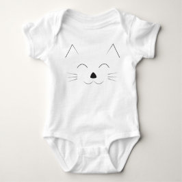Cute Cat Face Romper