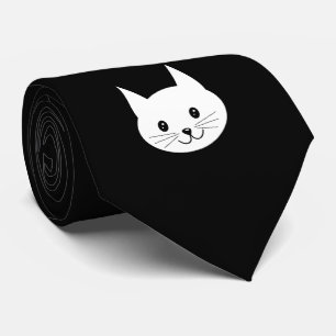 Cute Cat Face. Stropdas