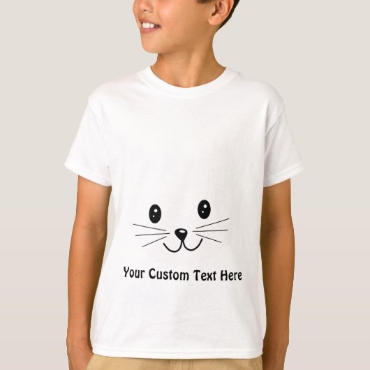 Cute Cat Face. T-shirt (Voorkant)