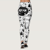 Cute Cat Faces Leggings (Achterkant)