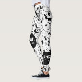 Cute Cat Faces Leggings (Links)