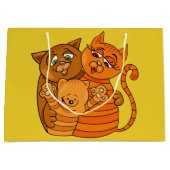 Cute Cat Family, grote cadeautas (Voorkant)