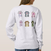 Cute Cat Family Sweatshirt (Achterkant)
