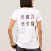 Cute Cat Family T-Shirt (Achterkant)