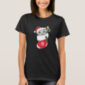 Cute Cat For Christmas Cat 6 T-shirt (Voorkant)