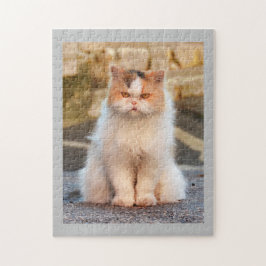 Cute Cat Foto gepersonaliseerd Legpuzzel