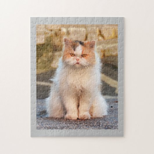 Cute Cat Foto gepersonaliseerd Legpuzzel (Verticaal)