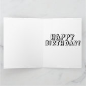 CUTE CAT GIANT OVERSIZED JUMBO BIRTHDAY CARD KAART (Binnen)