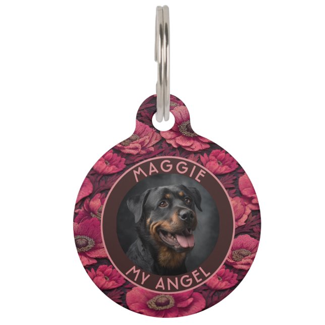 Cute Cat Gift Anemones Huisdierpenning (Voorkant)