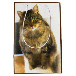 Cute Cat Gift Bag Medium Cadeauzakje
