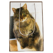 Cute Cat Gift Bag Medium Cadeauzakje (Achterkant)