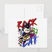 Cute Cat Gift  Briefkaart (Voorkant / Achterkant)