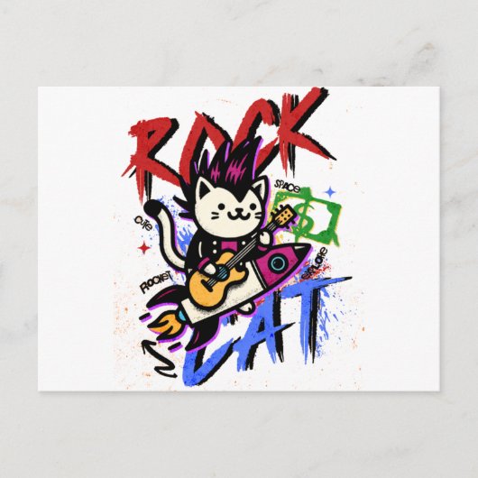 Cute Cat Gift  Briefkaart (Voorkant)